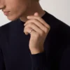 Obrączka ślubna Maillon Panthere – białe złoto, diamenty – Cartier