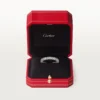 Obrączka ślubna Maillon Panthere – białe złoto, diamenty – Cartier