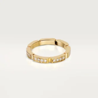Obrączka ślubna Maillon Panthere – żółte złoto, diamenty – Cartier