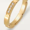 Obrączka ślubna Maillon Panthere – żółte złoto, diamenty – Cartier