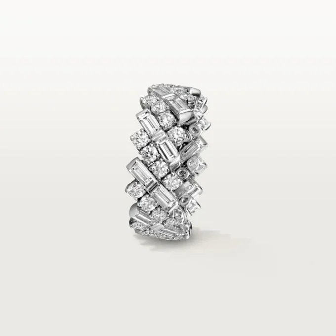 Obrączka ślubna Reflection De Cartier, diamenty Obrączka ślubna Reflection De Cartier, diamenty