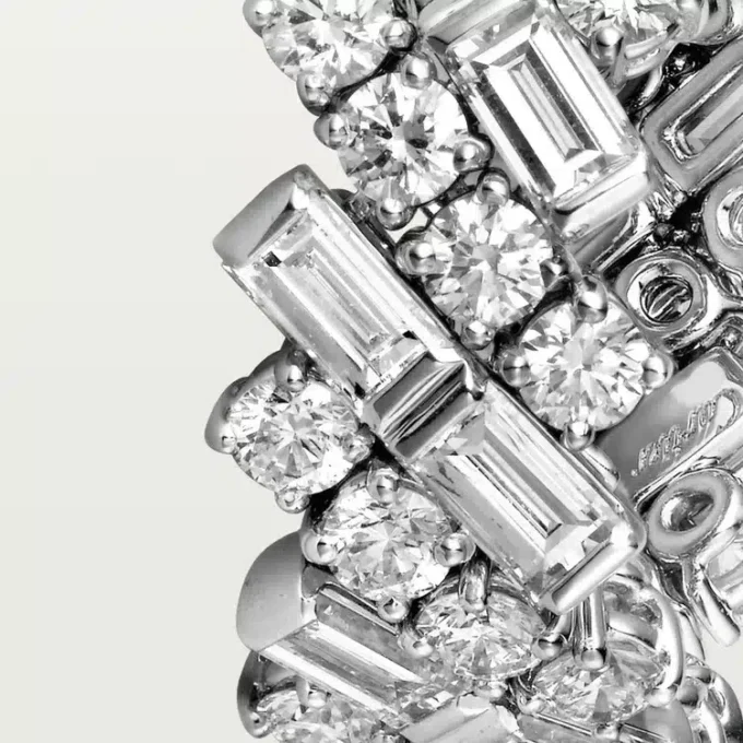 Obrączka ślubna Reflection De Cartier, diamenty Obrączka ślubna Reflection De Cartier, diamenty