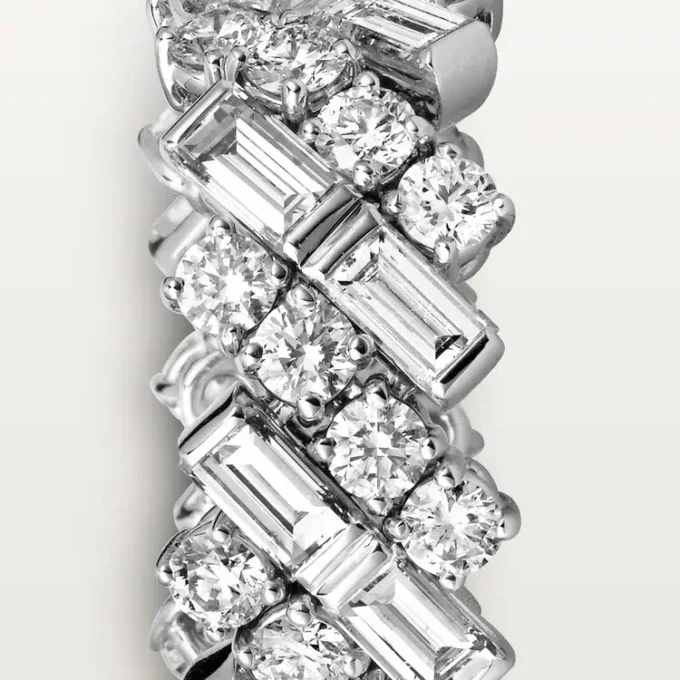 Obrączka ślubna Reflection De Cartier, diamenty Obrączka ślubna Reflection De Cartier, diamenty