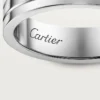 Obrączka ślubna Trinity – białe złoto – Cartier