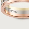 Obrączka ślubna Vendome Louis Cartier – białe złoto, żółte złoto, różowe złoto – Cartier