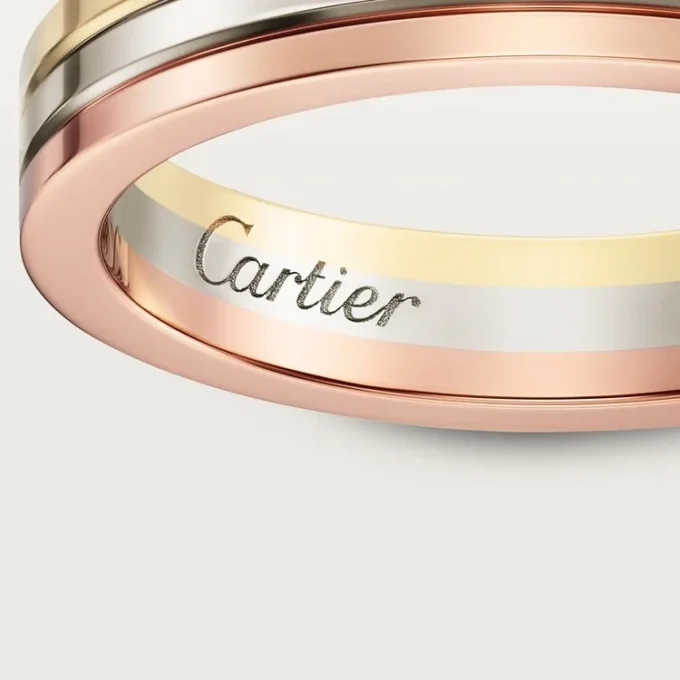 Obrączka ślubna Vendome Louis Cartier, szerokość 3,5 mm