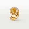 Pierścionek Cartier Libre Polymorph, chalcedon, diamenty