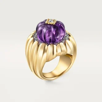 Pierścionek Cartier Libre Tuttitutti, ametyst, diamenty