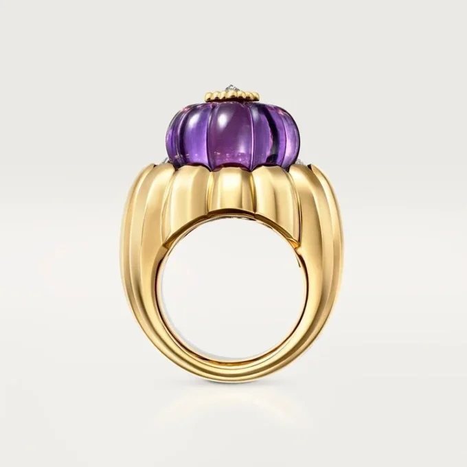Pierścionek Cartier Libre Tuttitutti, ametyst, diamenty