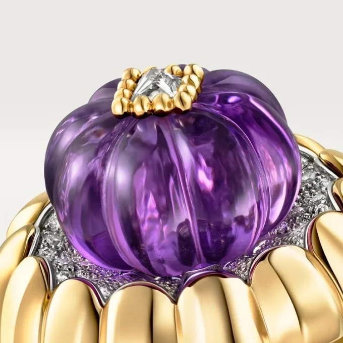 Pierścionek Cartier Libre Tuttitutti, ametyst, diamenty