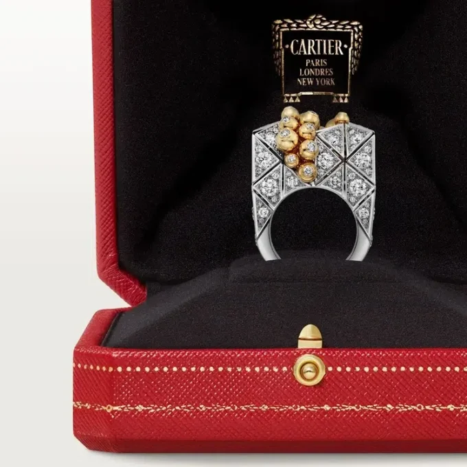 Pierścionek Cartier Libre Tuttitutti, diamenty