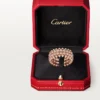 Pierścionek Clash De Cartier, dwurzędowy, z pavé