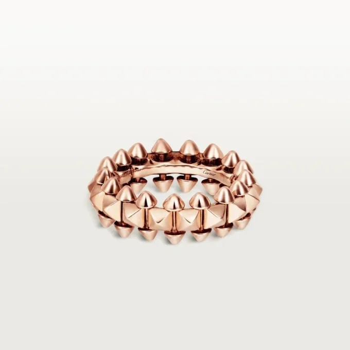 Pierścionek Clash De Cartier, model średni – różowe złoto – Cartier