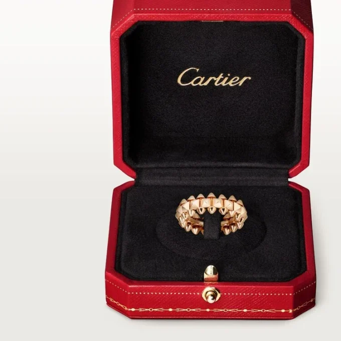 Pierścionek Clash De Cartier, model średni – różowe złoto – Cartier