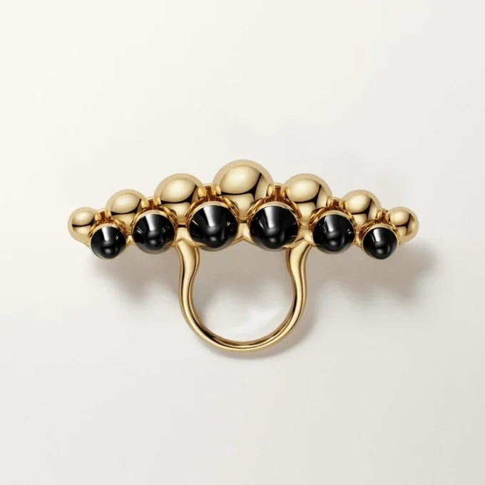 Pierścionek Clash De Cartier, model XL, onyks