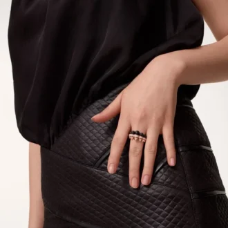 Pierścionek Clash De Cartier, onyks, model w rozmiarze XL, diamenty
