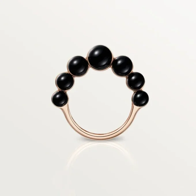 Pierścionek Clash De Cartier, onyks, model w rozmiarze XL, diamenty