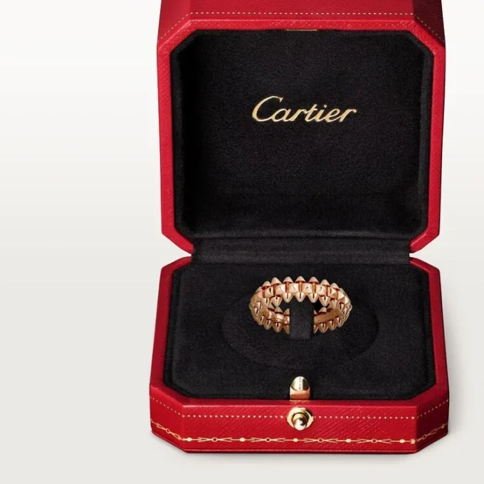 Pierścionek Clash De Cartier – różowe złoto, mały model | Cartier Us