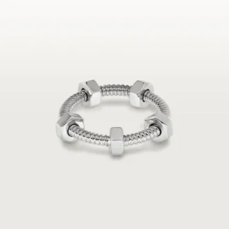 Pierścionek Ecrou De Cartier – białe złoto – Cartier