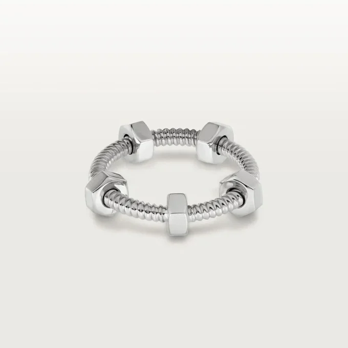 Pierścionek Ecrou De Cartier – białe złoto – Cartier