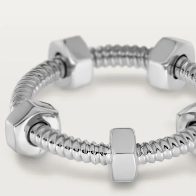 Pierścionek Ecrou De Cartier – białe złoto – Cartier