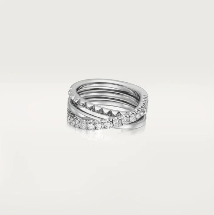 Pierścionek Etincelle De Cartier – białe złoto, diamenty – Cartier