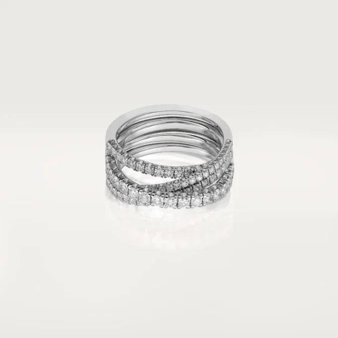 Pierścionek Etincelle De Cartier – białe złoto, diamenty – Cartier