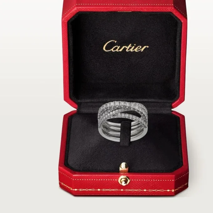 Pierścionek Etincelle De Cartier – białe złoto, diamenty – Cartier
