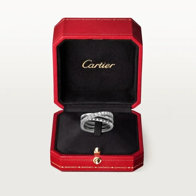 Pierścionek Etincelle De Cartier – białe złoto, diamenty – Cartier