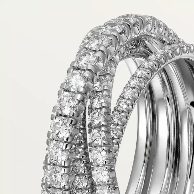 Pierścionek Etincelle De Cartier – białe złoto, diamenty – Cartier