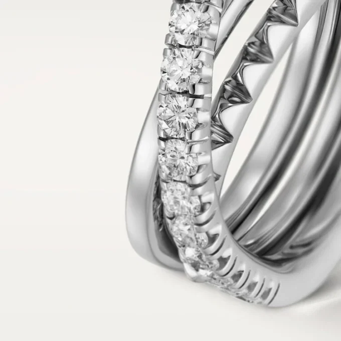 Pierścionek Etincelle De Cartier – białe złoto, diamenty – Cartier