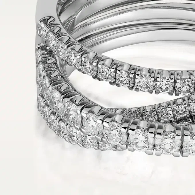 Pierścionek Etincelle De Cartier – białe złoto, diamenty – Cartier