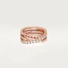 Pierścionek Etincelle De Cartier – różowe złoto, diamenty – Cartier