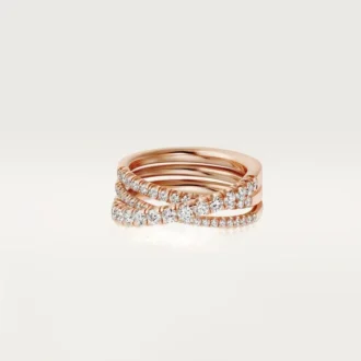 Pierścionek Etincelle De Cartier – różowe złoto, diamenty – Cartier
