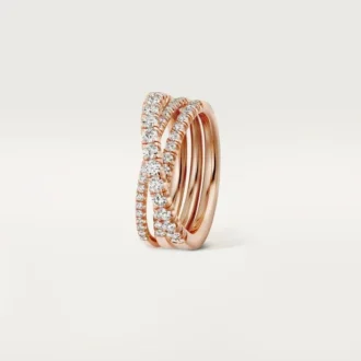 Pierścionek Etincelle De Cartier – różowe złoto, diamenty – Cartier
