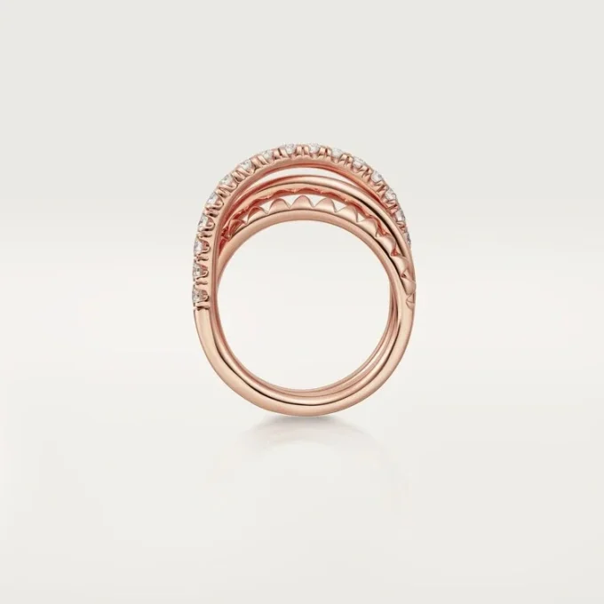 Pierścionek Etincelle De Cartier – różowe złoto, diamenty – Cartier