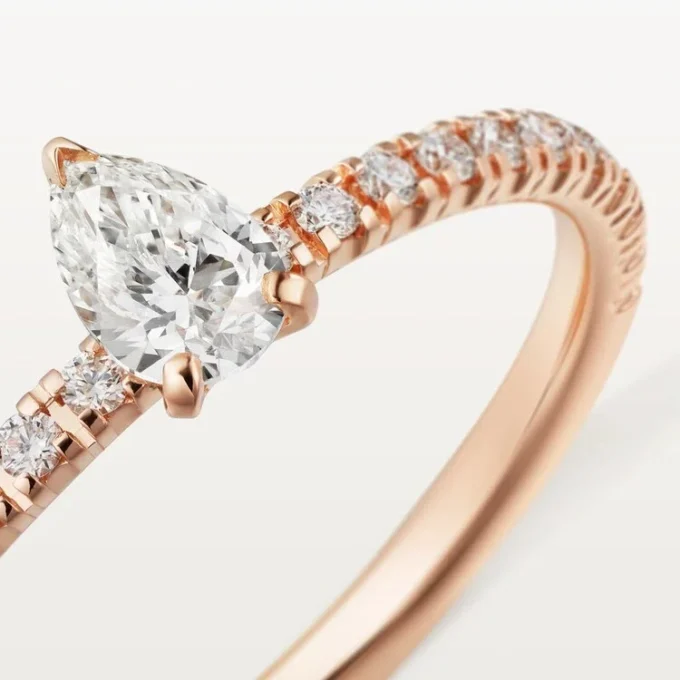 Pierścionek Etincelle De Cartier – różowe złoto, diamenty – Cartier Pierścionek Etincelle De Cartier – różowe złoto, diamenty – Cartier