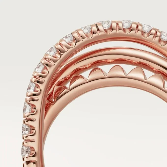 Pierścionek Etincelle De Cartier – różowe złoto, diamenty – Cartier