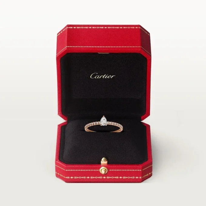 Pierścionek Etincelle De Cartier – różowe złoto, diamenty – Cartier Pierścionek Etincelle De Cartier – różowe złoto, diamenty – Cartier