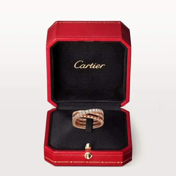 Pierścionek Etincelle De Cartier – różowe złoto, diamenty – Cartier