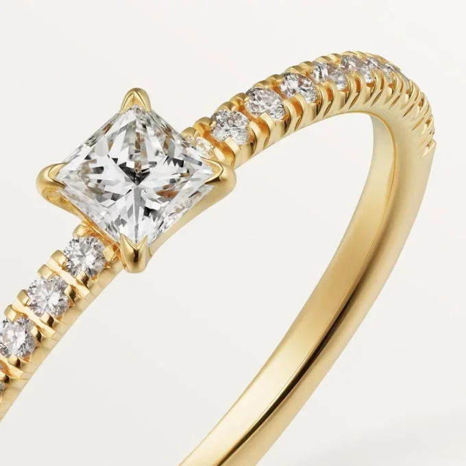 Pierścionek Etincelle De Cartier – żółte złoto, diamenty – Cartier Pierścionek Etincelle De Cartier – żółte złoto, diamenty – Cartier