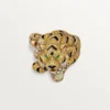Pierścionek Faune Et Flore De Cartier, żółte, pomarańczowe i brązowe diamenty, pavé