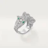 Pierścionek Faune Et Flore De Cartier, wysadzany