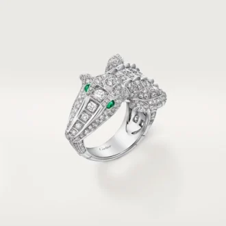 Pierścionek Faune Et Flore De Cartier, wysadzany