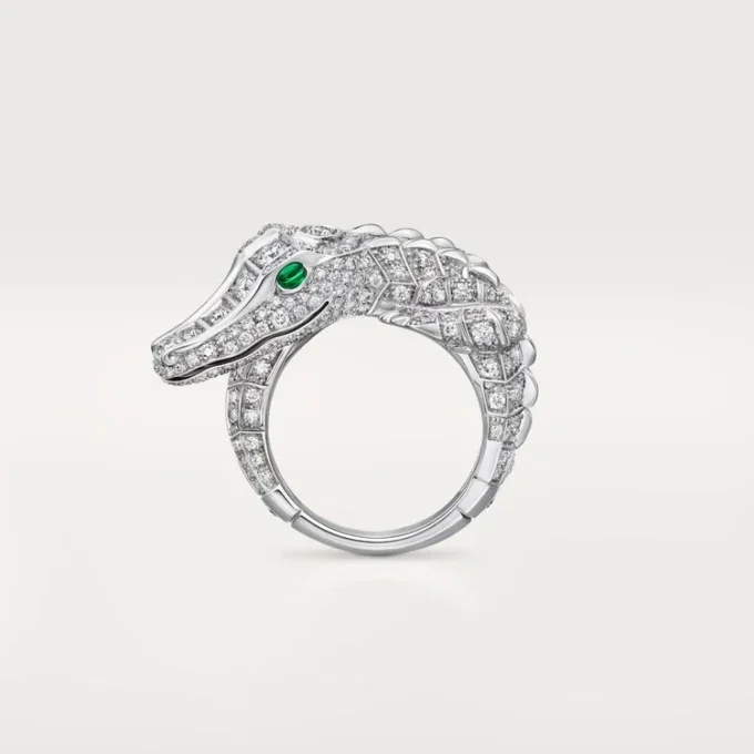 Pierścionek Faune Et Flore De Cartier, wysadzany