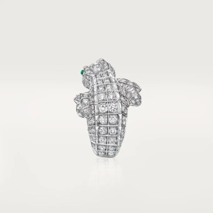 Pierścionek Faune Et Flore De Cartier, wysadzany