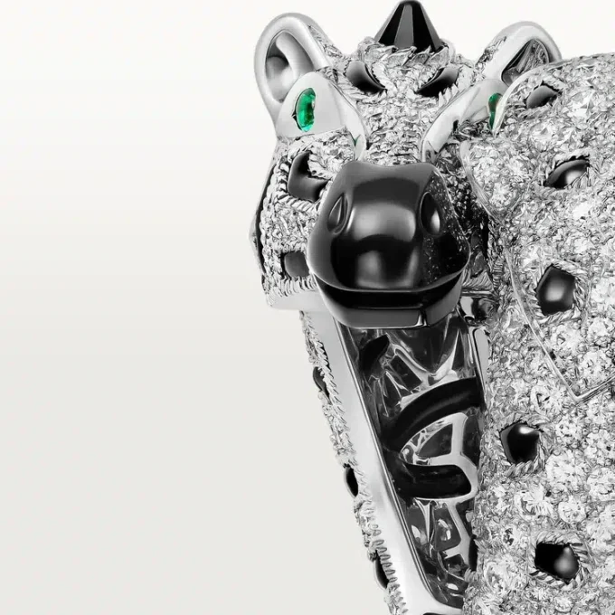 Pierścionek Indomptables De Cartier, wysadzany