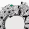 Pierścionek Indomptables De Cartier, wysadzany