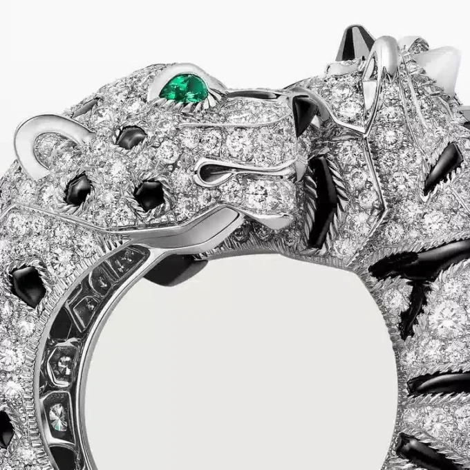 Pierścionek Indomptables De Cartier, wysadzany