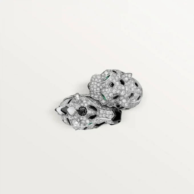 Pierścionek Indomptables De Cartier, wysadzany